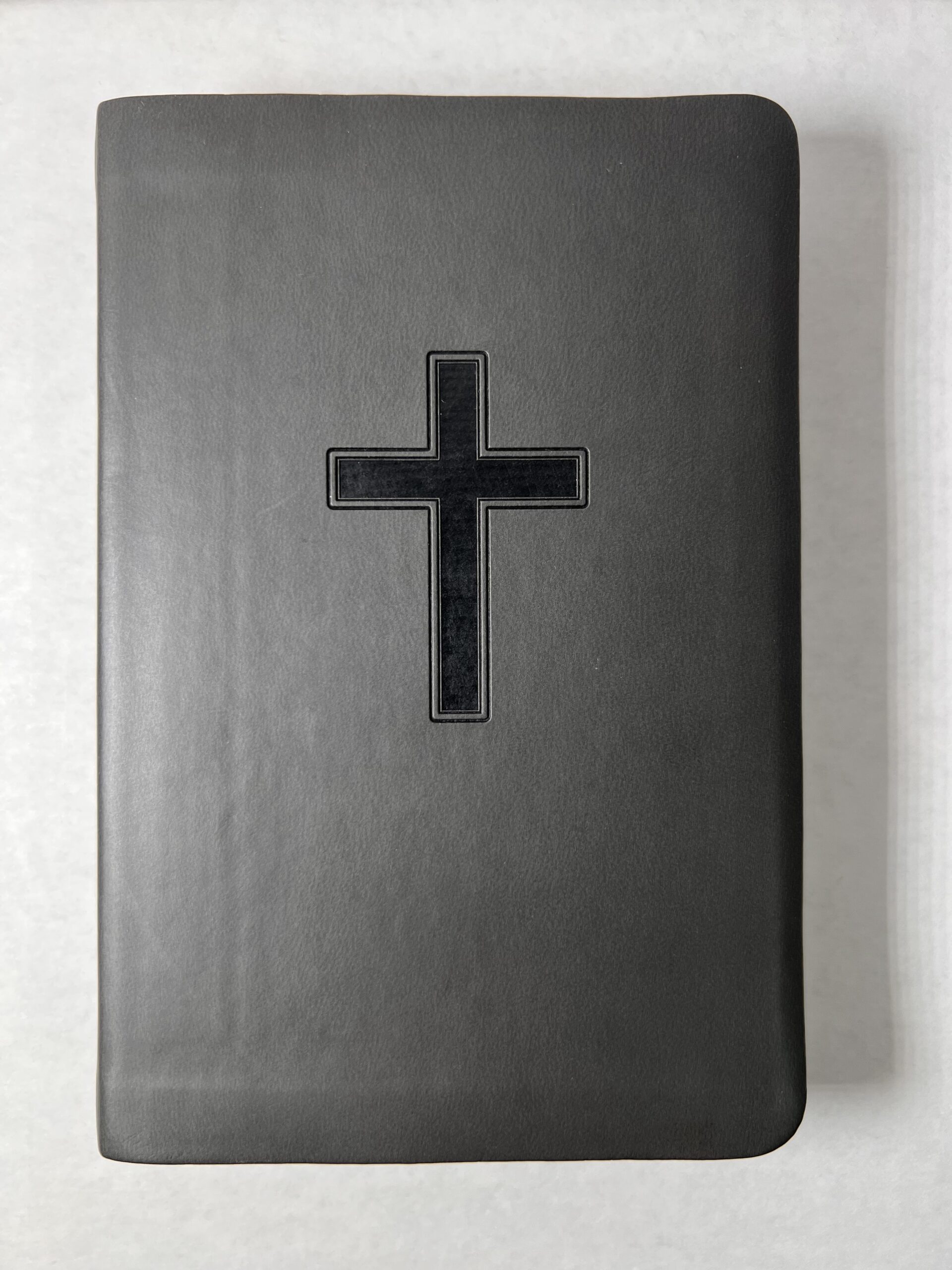 HCSB Pocket Size Gift Bible Grey Cross